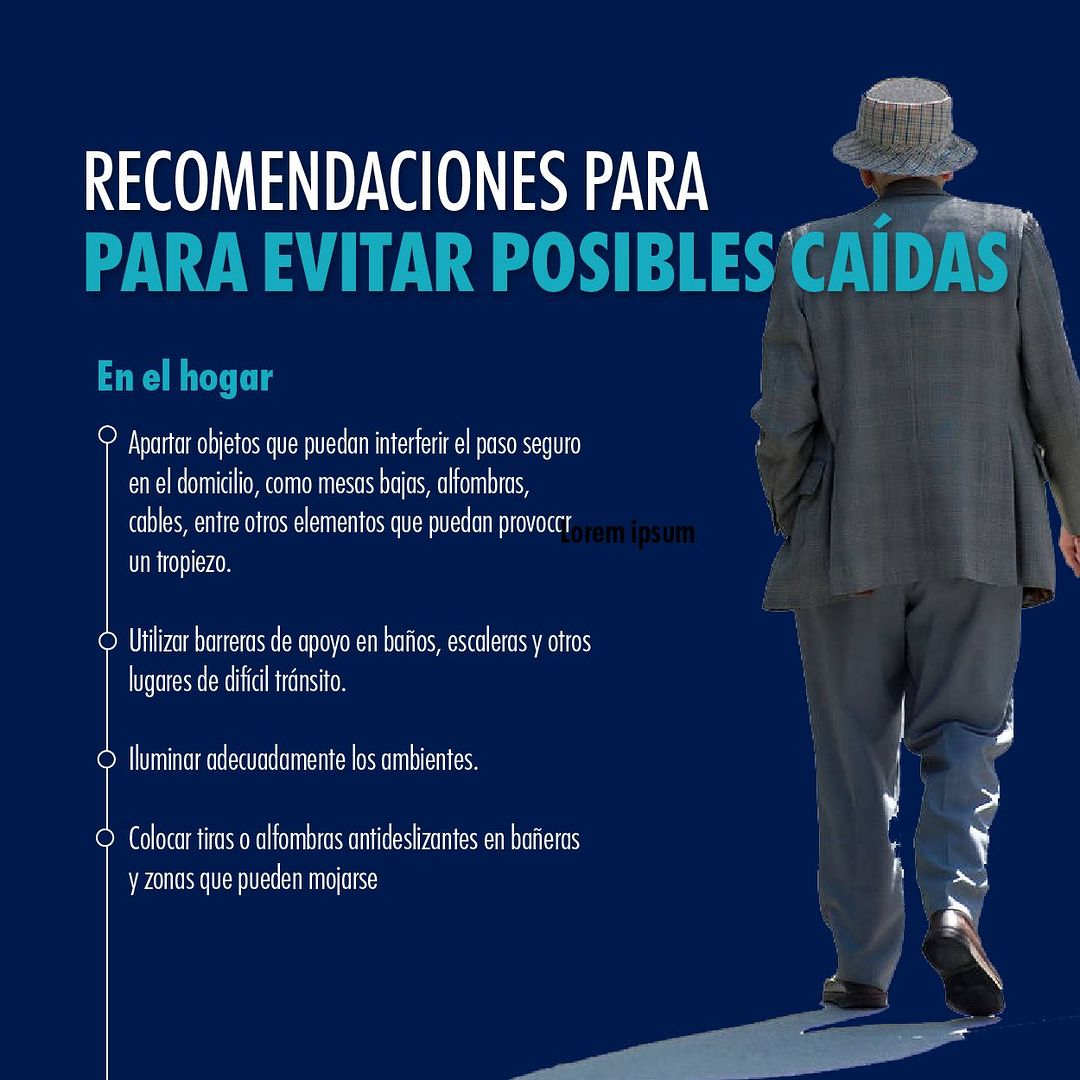 Recomendaciones para evitar posibles caidas