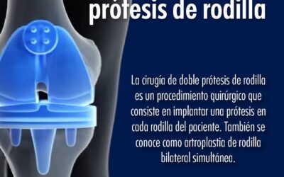 Cirugía de doble prótesis de rodilla